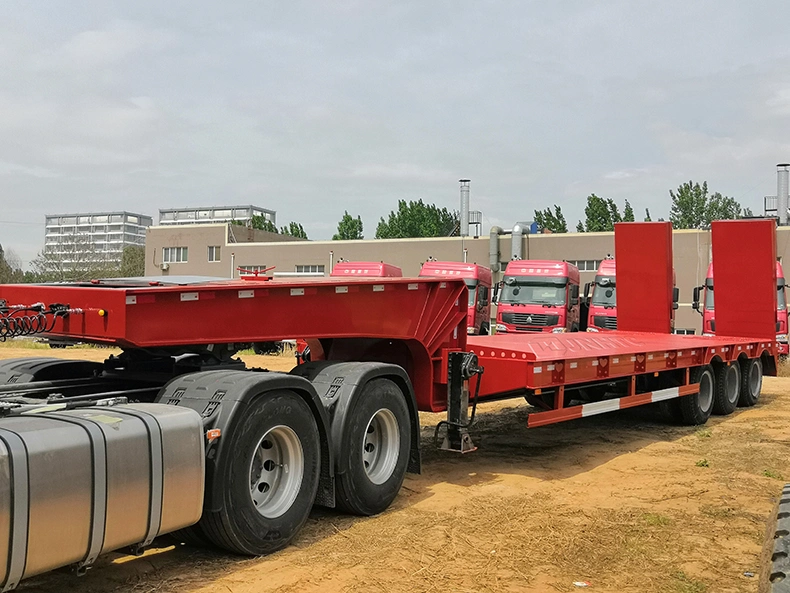 Low Boy Trailer Low Loader Trailer 3--6 Axle