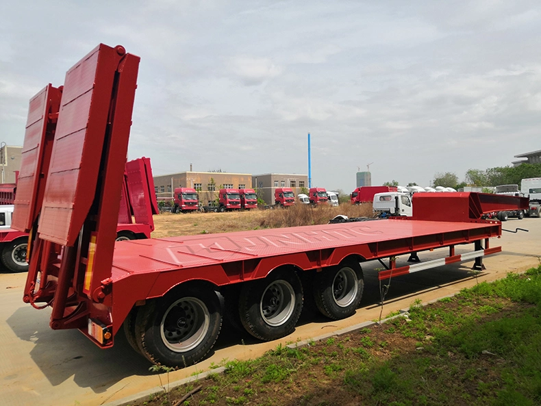 Low Boy Trailer Low Loader Trailer 3--6 Axle